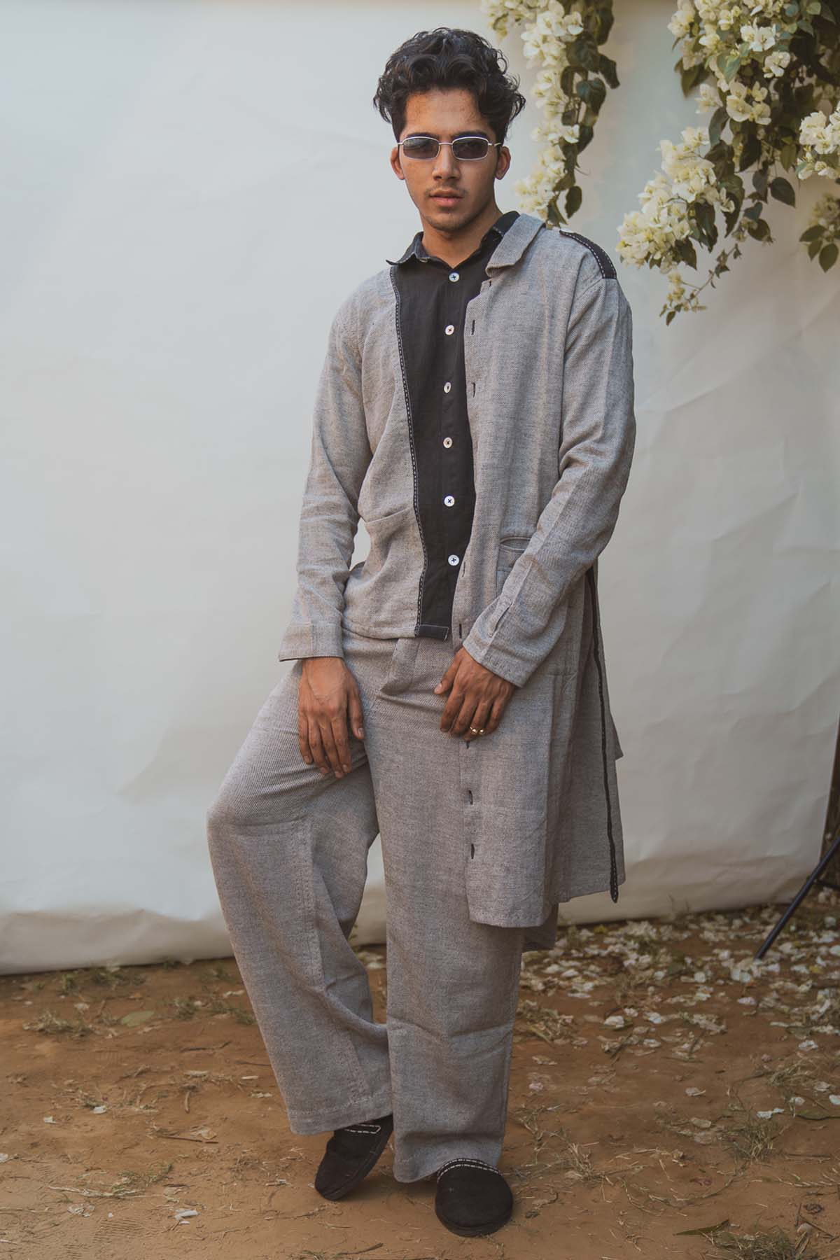 Buy Designer Cotton Overlay & Pants Set By Lafaani